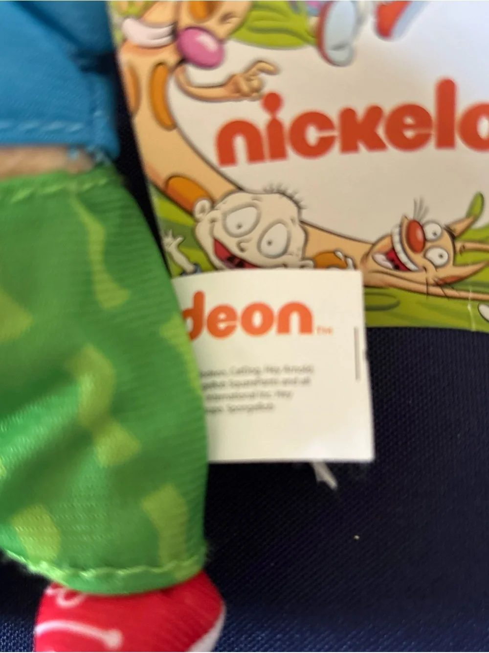 Chuckie Finster Rugrats Nickelodeon Plush Stuffed Toy w/ Tags 8” Viacom 2019